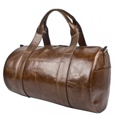 Кожаная дорожная сумка Faenza Premium brown (арт. 4033-02) Carlo Gattini