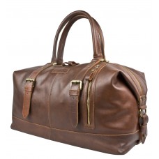 Кожаная дорожная сумка Campora Premium brown (арт. 4019-53) Carlo Gattini