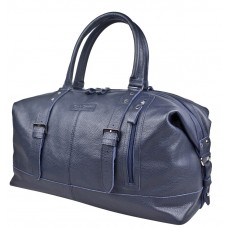 Кожаная дорожная сумка Campora blue (арт. 4019-19) Carlo Gattini