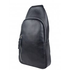 Кожаный кросс-боди рюкзак Vignola black (арт. 
3104-01) Carlo Gattini