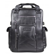 Кожаный рюкзак Corruda Premium black (арт. 3092-51) Carlo Gattini