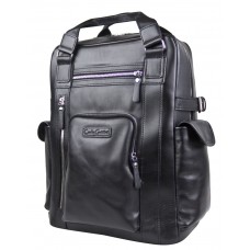 Кожаный рюкзак Corruda Premium black (арт. 3092-51) Carlo Gattini