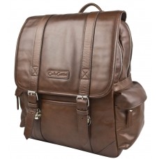 Кожаный рюкзак Montalbano Premium brown (арт. 3097-53) Carlo Gattini
