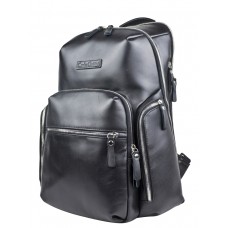 Кожаный рюкзак Bertario Premium black (арт. 3102-51) Carlo Gattini