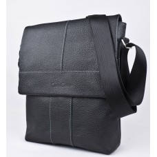 Кожаная мужская сумка Corsano black (арт. 5029-01) Carlo Gattini