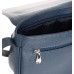Маленькая синяя сумка кросс боди из натуральной кожи Franchesco Mariscotti 1-2976-1к фр кроко океан