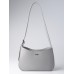 Маленькая серая сумка на плечо из натуральной кожи Franchesco Mariscotti 1-5333к фр туман
