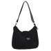 Большая черная женская сумка из натуральной замши Franchesco Mariscotti 1-3289/1к замша чёрный