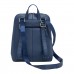 Сумка-рюкзак из натуральной кожи синего цвета Lakestone Judy Dark Blue 9114301/DB 