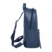 Рюкзак женский из натуральной кожи синий Lakestone Rachel Dark Blue 9114201/DB 