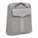 Сумка-рюкзак женская серого цвета Lakestone Penrose Ash Light Grey, натуральная кожа
